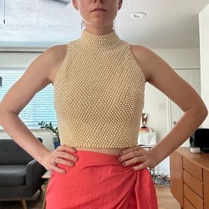 Vintage VIE by Victoria Royal beaded top